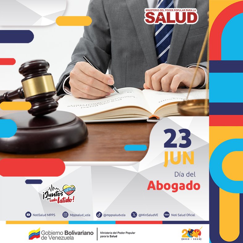 #23Jun ¡Feliz Día del Abogado! ⚖️
Celebramos la labor de esos profesionales que dedican su vida a defender la justicia, los derechos y las libertades. Su compromiso con la verdad los convierten en pilares fundamentales de una sociedad justa y equitativa.
#JuntosPorCadaLatido