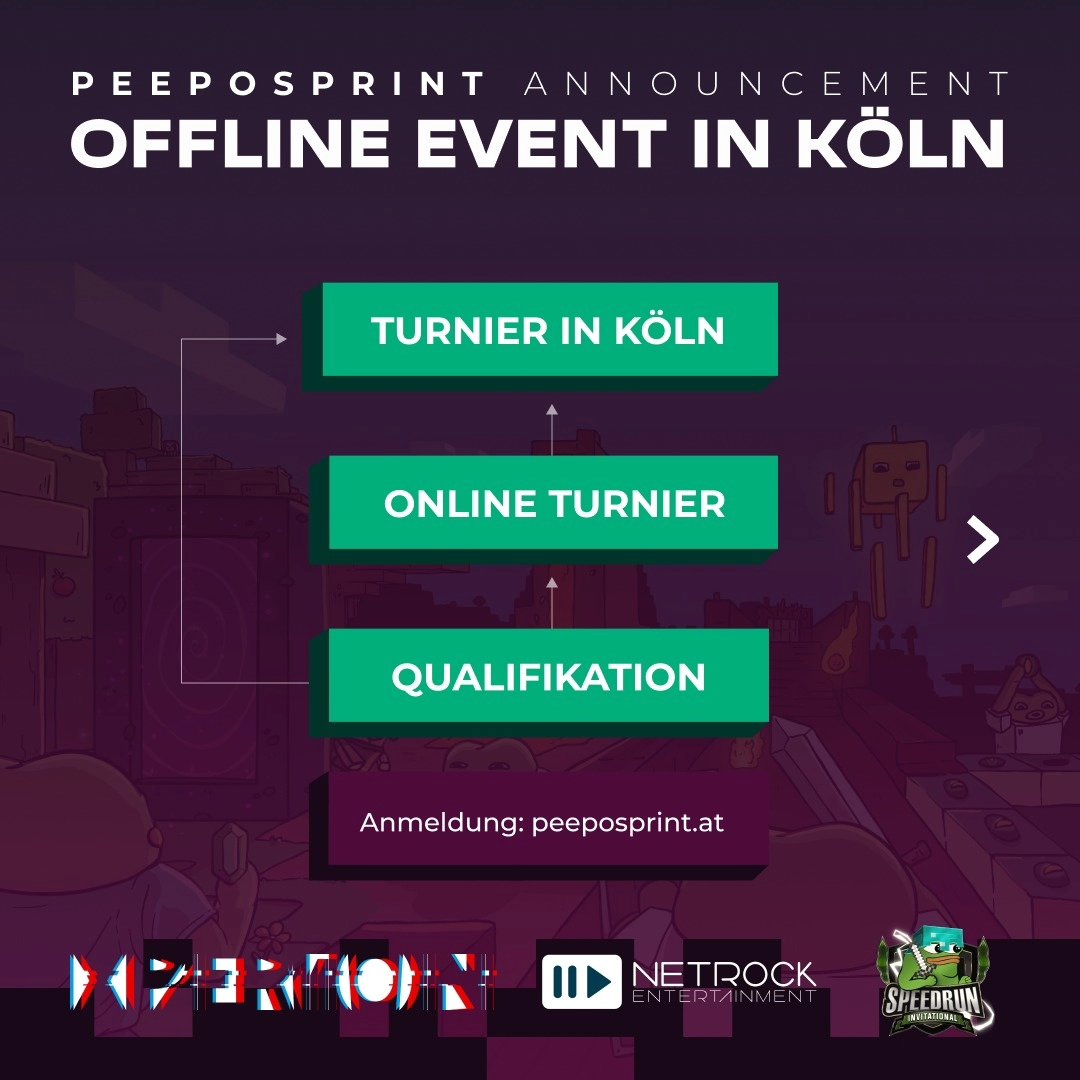 Ab jetzt sind für euch alle Tickets zum Offline peepoSprint hosted by <a href="/xperion_germany/">XPERION</a> in Köln am 13.07. verfügbar, schlagt zu!

tickettailor.com/events/peeposp…