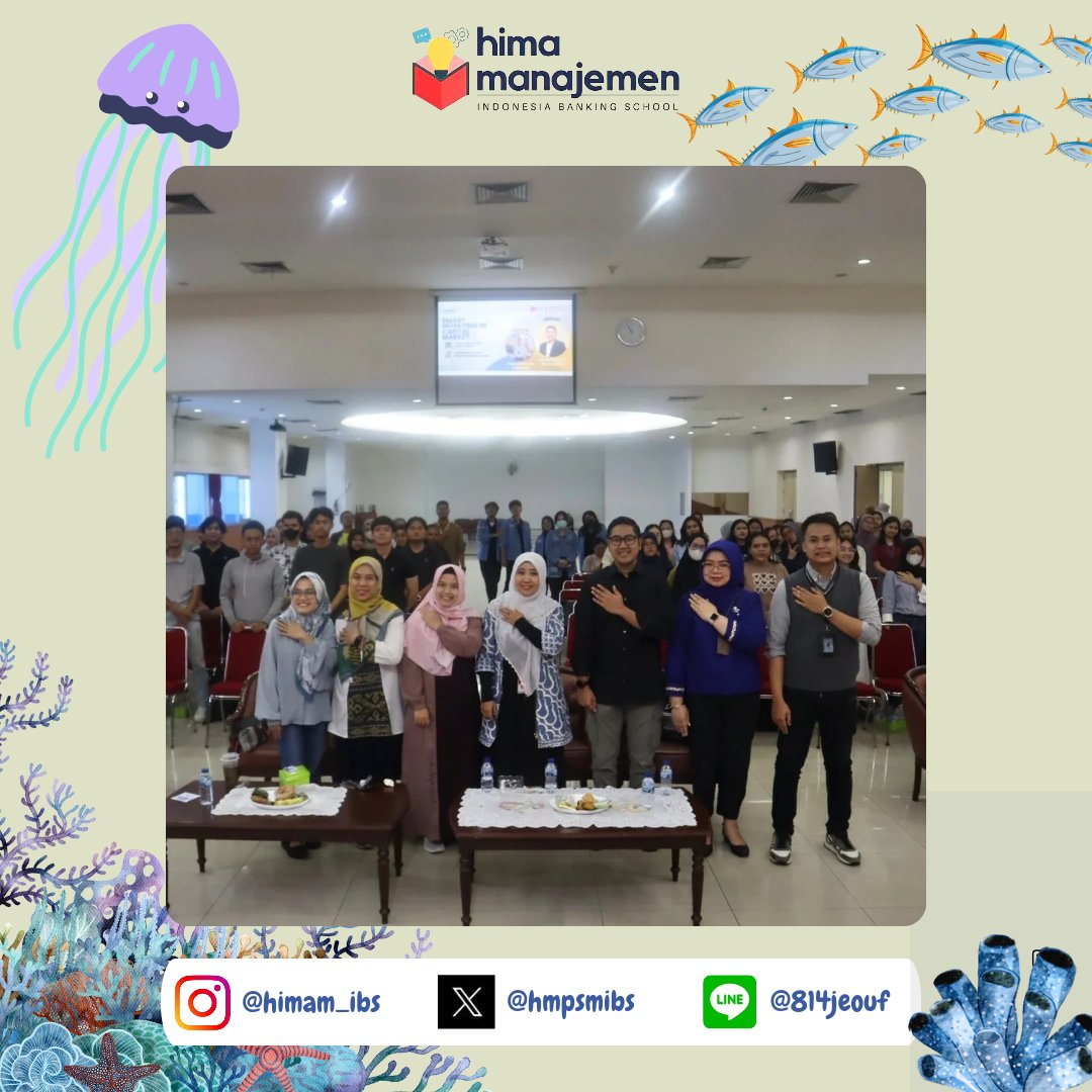 hmpsmibs's tweet photo. [Kuliah Umum Mandiri Sekuritas - 1 Mar 2024]

STIE Indonesia Banking School mengadakan Kulum "Smart Investing in Capital Market". Acara ini dilaksanakan di kampus guna memberi wawasan tentang investasi cerdas di pasar modal.

HIMA Manajemen
Periode 2023/2024
#MeraihKesuksesan https://t.co/BoTXEnzVey