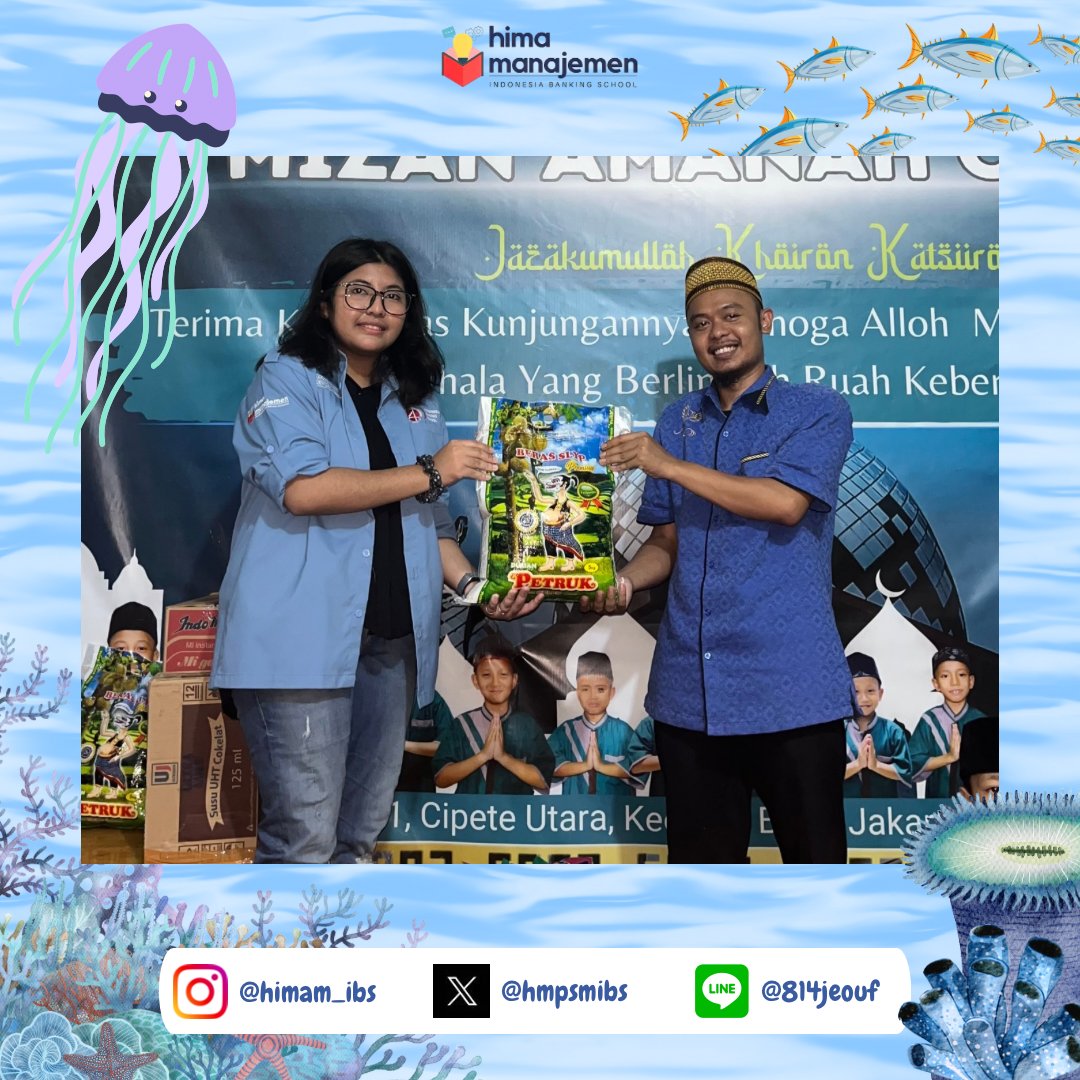 hmpsmibs's tweet photo. [Dokumentasi Society Responsibility - 11 Mei 2024]

Telah selesai Society Responsibility yang diadakan di Panti Asuhan dengan tema “satu kasih berbagi kebahagiaan”.

Himpunan Mahasiswa Manajemen
Periode 2023/2024
#MeraihKesuksesan https://t.co/wV2UeiiaiN
