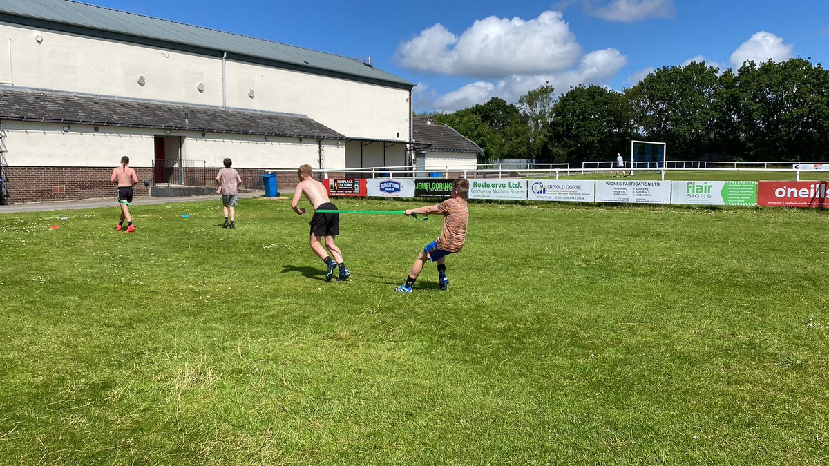 The boys started back training yesterday at our new home for next season. They all worked hard in the heat and gave 100%

Still looking to add to the squad centre half/mid for next season. Get in touch if interested, playing Saturdays in the warrington league