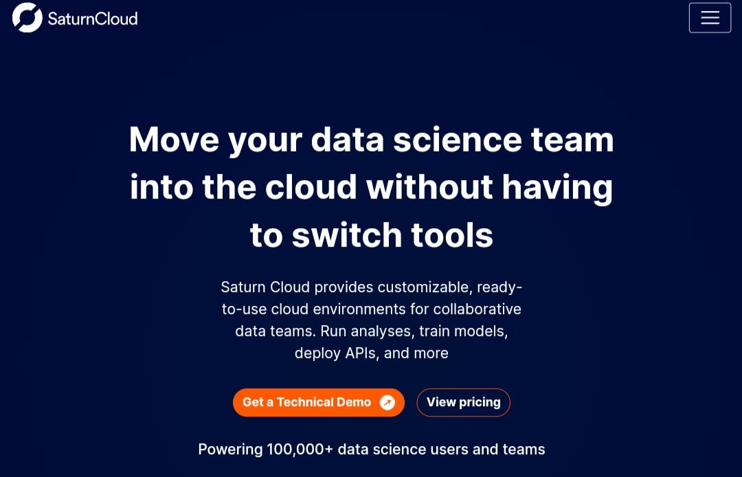 Al_Grigor's tweet image. I'm so excited that we partnered with @saturn_cloud for our LLM course.

Now we can use notebooks with GPU support for running open-source LLMs!

To get access, fill out this form: courses.datatalks.club/llm-zoomcamp-2…

Hurry, the form will close soon!

Thanks to Saturn Cloud for the support!
