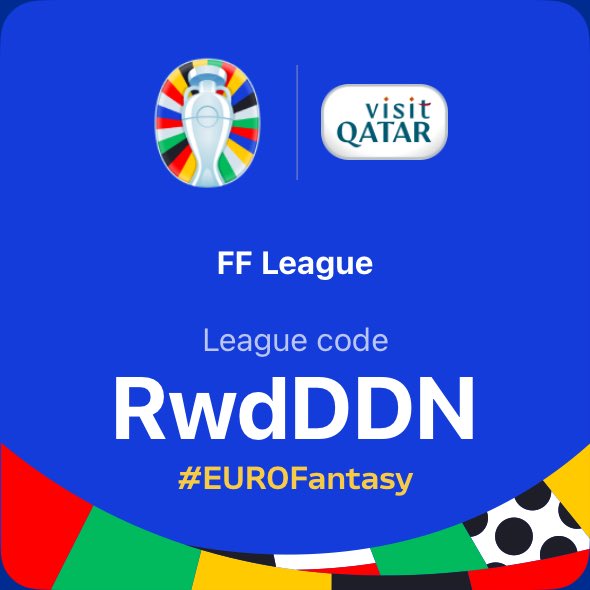 daimc71's tweet image. Want to challenge me in EURO 2024 Fantasy Football? Follow the link and use the code RwdDDN to join my league. Bring it on!  gaming.uefa.com/en/eurofantasy…