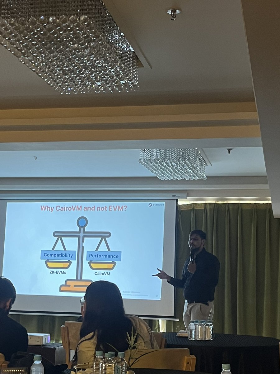 aayushehe's tweet photo. Attended @Starknet CONNECT - INDORE hosted by @HrishiqueMunshi and @AdarshPatida_12. "Learnt about proof of work 😁😁." @StarknetIN @starknetevents https://t.co/V36FnfUhOn