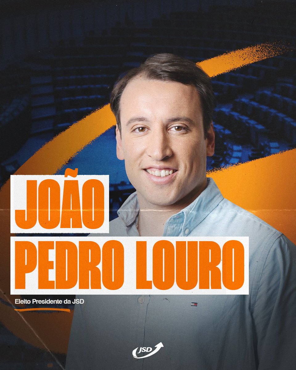 ✌🏻 O João Pedro Louro acaba de ser eleito Presidente da JSD.

Votos das maiores felicidades e de um grande mandato na liderança da maior e melhor juventude partidária Portuguesa!

Viva a JSD!

#JSD #28CongressoJSD