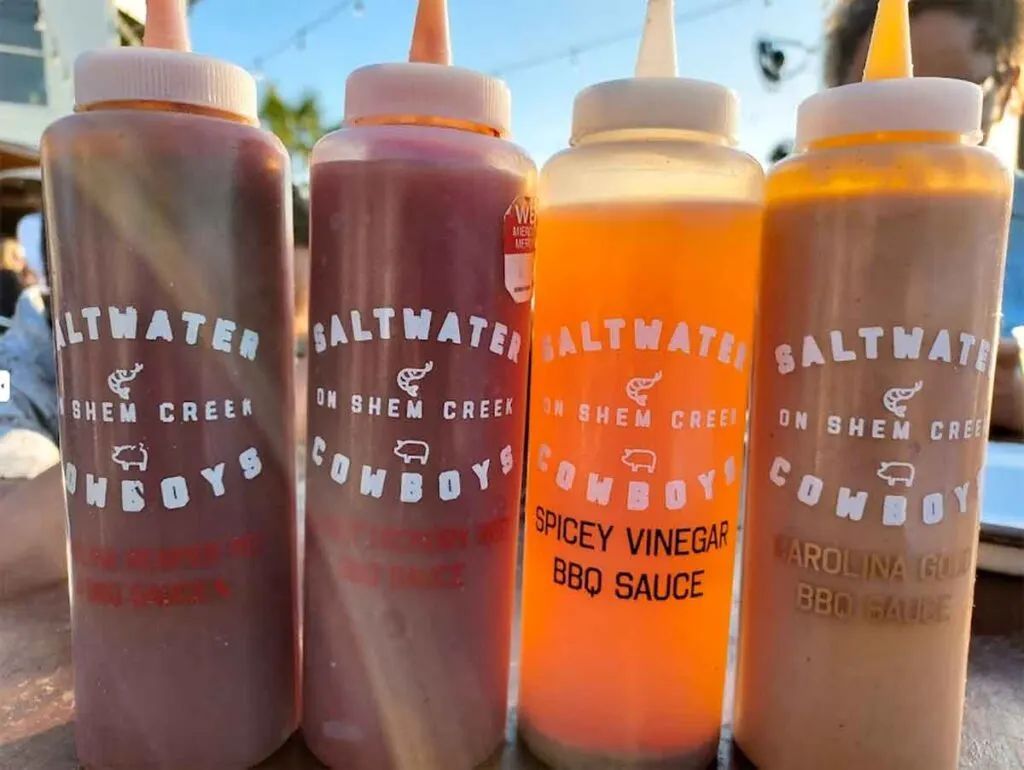 DestinationBBQ's tweet photo. Fresh local seafood and great smoked BBQ at affordable prices. Whether inside our beautiful dining room, or outside on our expansive deck, come join us for an unmatched view with food that is fresh off of the boat. Saltwater Cowboys in Mt. Pleasant  https://t.co/UkKk2A7wPY https://t.co/E3fXKvOzUW