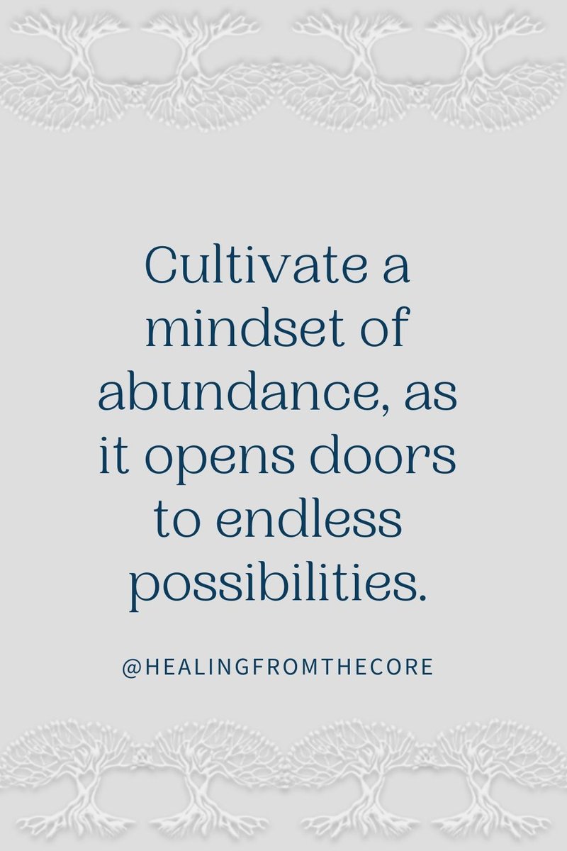 Cultivate a mindset of abundance, as it opens doors to endless possibilities.

Love these quotes? Pick up my brand new journal - Awakening to Your Body's Wisdom

Available in two sizes:
8.5 x 11 >> amzn.to/3SuNqu2
5.5 x 8.5 >> amzn.to/42lgXKc