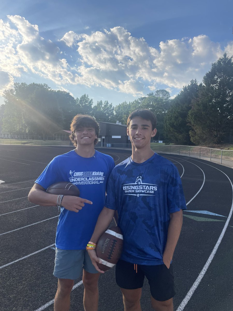 Jude Blessington (@coach_bless) on Twitter photo A couple of North Cobb specialists getting ready to attack the day at the Rubio/Sailer camp. <a href="/J_Bless2026/">Jude Blessington</a> <a href="/michaelh12_/">Michael Hill</a> A couple of North Cobb specialists getting ready to attack the day at the Rubio/Sailer camp. <a href="/J_Bless2026/">Jude Blessington</a> <a href="/michaelh12_/">Michael Hill</a>