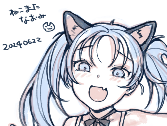 みすきーの方でお題もらってキャラデザするみたいなのやったんですけどちょっとロリでセンシティブな感じになったのでこっちでは顔だけで
プロフのリンクからみすきーに飛べば全身見れます 