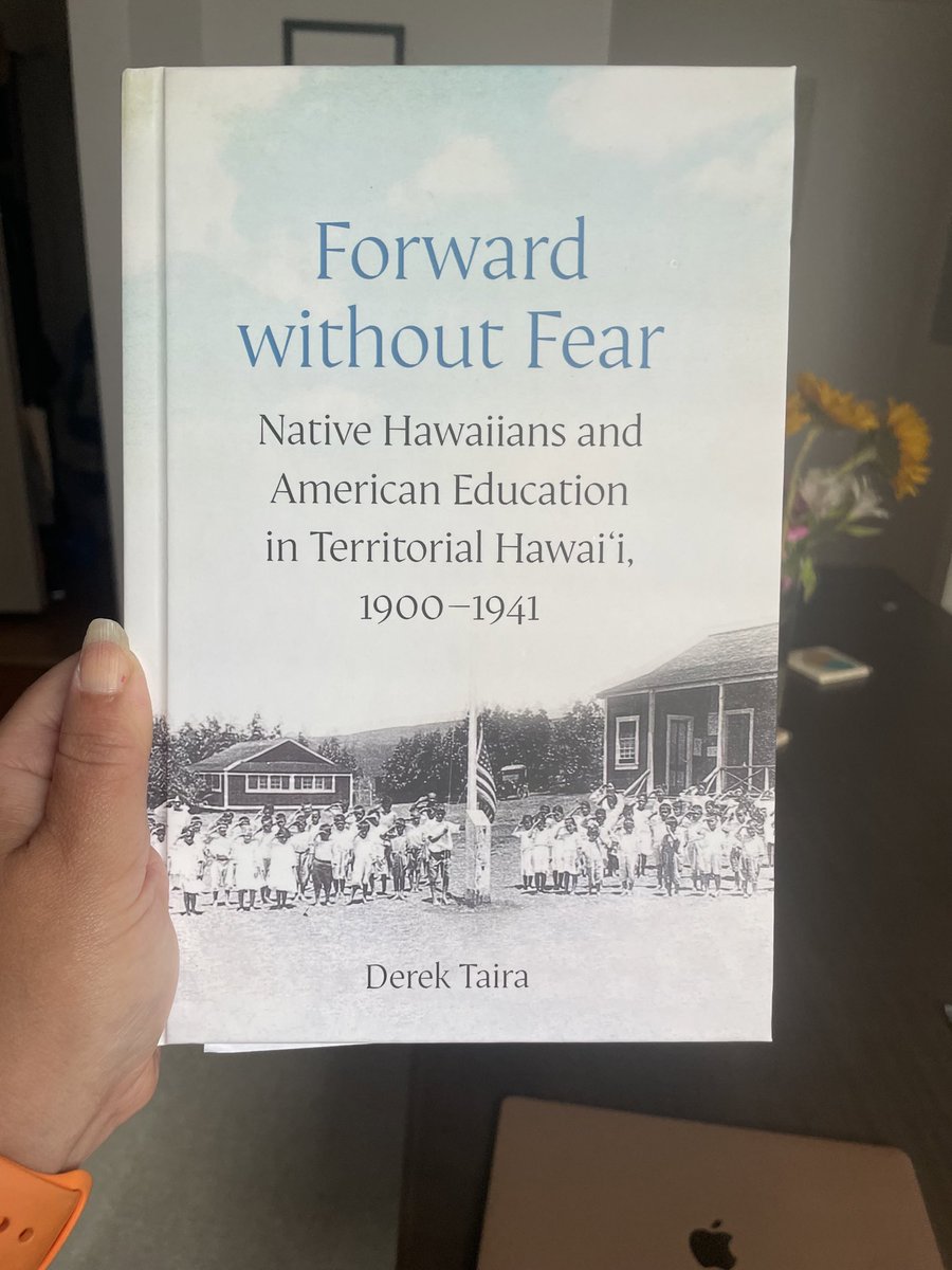 Mirelsie (Melli) VelĂĄzquez (@melli75) on Twitter photo I have been waiting for this book! Congrats, <a href="/dshot808/">Derek Taira</a> !!! Forward Without Fear: Native Hawaiians and American Education in Territorial Hawai`i, 1900-1941. A must read!!
Thank you for writing this history, Derek! I have been waiting for this book! Congrats, <a href="/dshot808/">Derek Taira</a> !!! Forward Without Fear: Native Hawaiians and American Education in Territorial Hawai`i, 1900-1941. A must read!!
Thank you for writing this history, Derek!