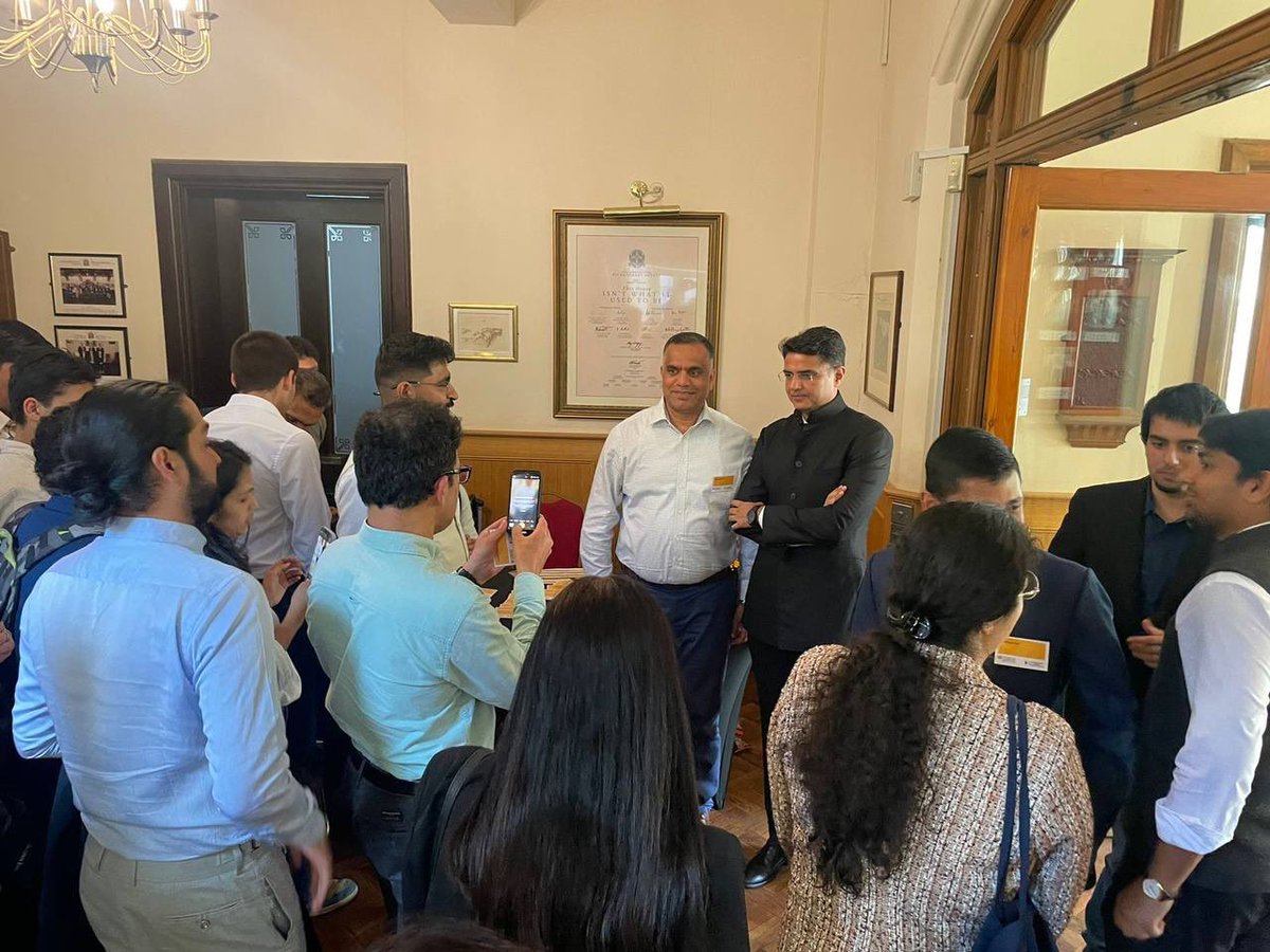 कैम्ब्रिज यूनिवर्सिटी द्वारा आयोजित ‘कैम्ब्रिज इंडिया कॉन्फ्रेंस में श्री <a href="/SachinPilot/">Sachin Pilot</a> ji