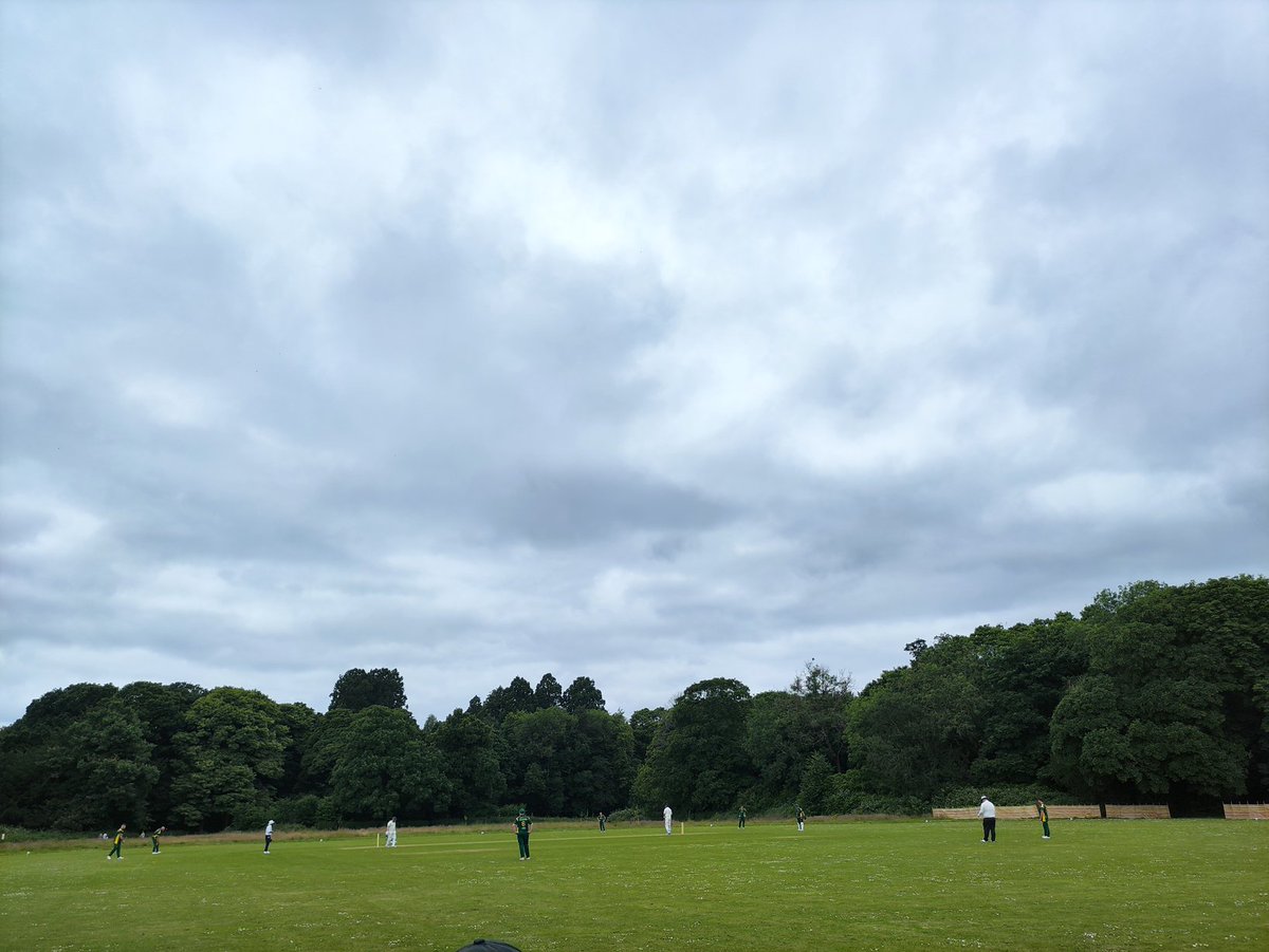 Beautiful afternoon here at Blackweir.  
<a href="/baydragonscc/">Bay Dragons C.C</a> are  32/2 off 4 overs