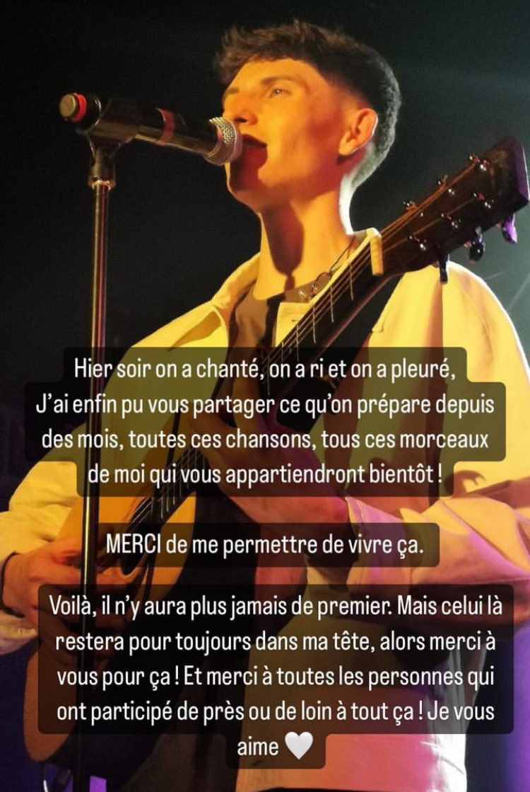 Mathilde_ggy's tweet photo. L’artiste qu’il devient more and more 💪♥️🎶🎤🤞 bravo @VictorienBrx #victorien #laboulenoire #embrassemoi #touslesmatins https://t.co/iS9lCz1ibB