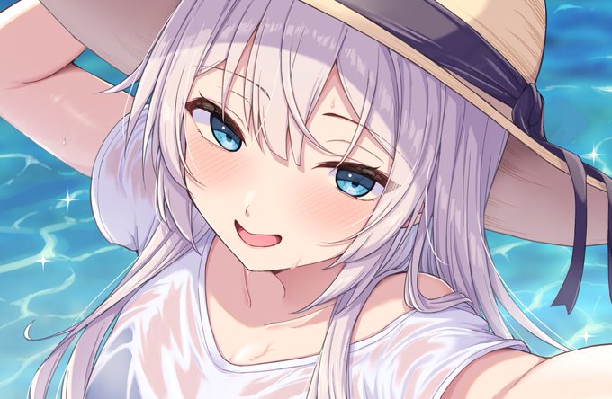 6/28発売予定の電撃萌王8月号付録「乳首ぽっちに目を奪われる本」にイラストを1枚寄稿させていただきました!✨

濡れ透けお姉さんを描かせていただいたので是非お手に取ってください!😚🙏 