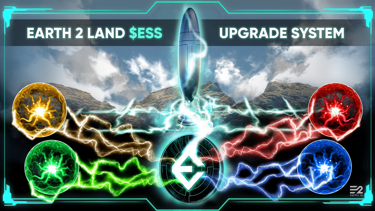 Introducing the #Earth2 Land Upgrade system, powered by $ESS! 🌎✌️The Land Upgrade system is the first of many new examples of expanded #Utility for $ESS, in this case also introducing a new $ESS burn mechanism.

earth2.io/news/ess-land-…

( coingecko.com/en/coins/earth… )

This system
