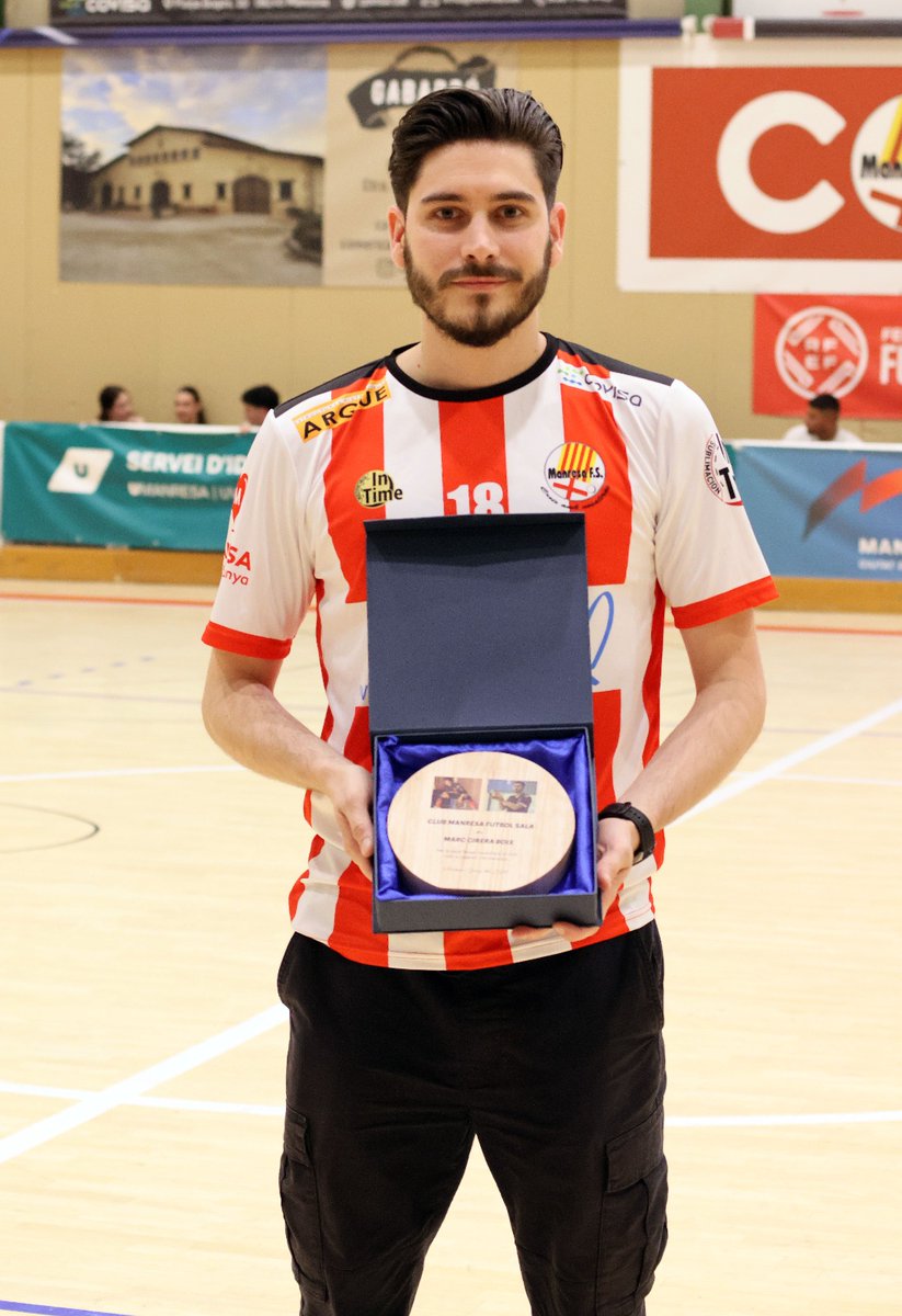 Reconeixement a Marc Cirera Boix, ex porter durant uns gran etapa al club i entrenador a les formacions base. Abandona el club per incorporar-se a la FCF.