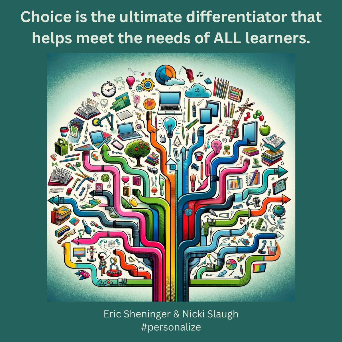 New post - Ditch the Drill and Choose to Thrill: Personalization with Student Choice esheninger.blogspot.com/2024/06/ditch-… #edchat #edutwitter #teachertwitter #personalizedlearning #educhat #personalize #pedagogy #studentagency