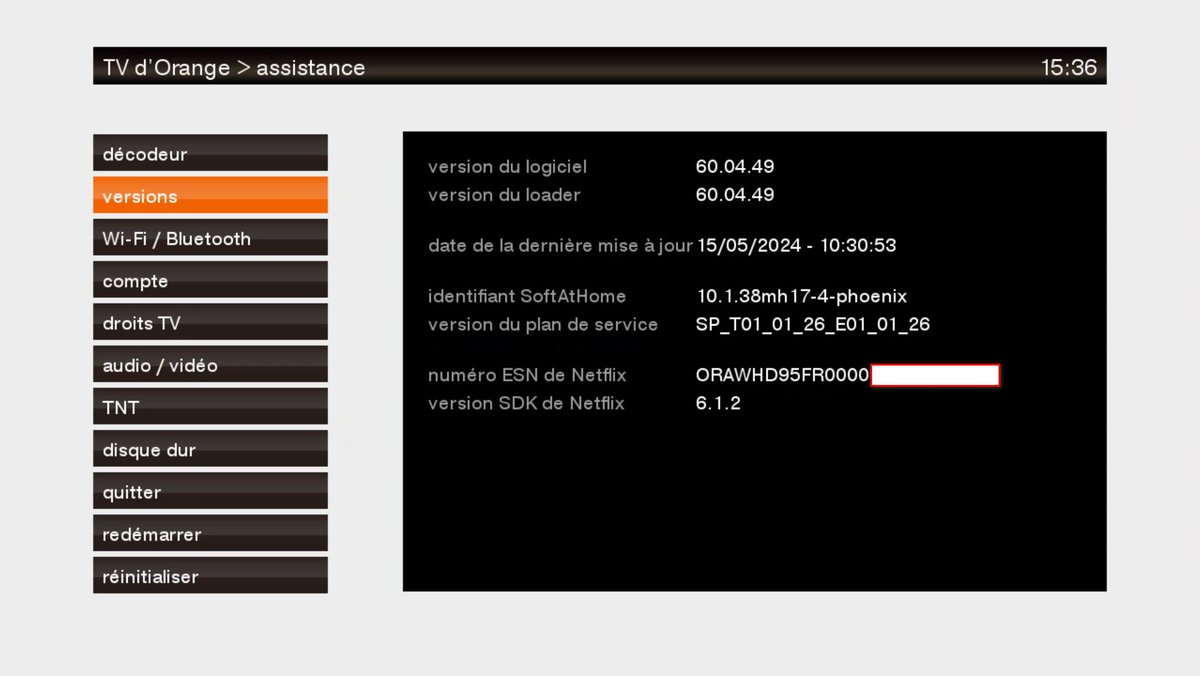 Déploiement en cours d'une nouvelle version logicielle sur les décodeurs @tvorange :
* TV6 : 60.04.49 (remplace 01.15.90)

Pas de changelog.