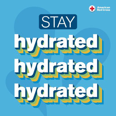 🌡️ Limit time outdoors this weekend
🌡️ Drink plenty of water, even while indoors
🌡️ Check on neighbors + elders who might need extra support
🌡️ Know the difference between heat stroke and heat exhaustion

🥵 More important info: RedCross.org/HEAT