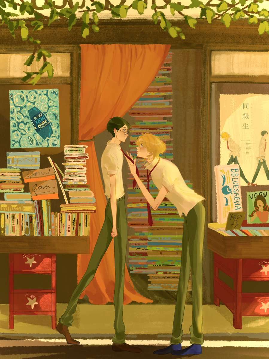 bbluesagwa's tweet photo. 📚❤️ #doukyuusei https://t.co/pljxNNF2ZB