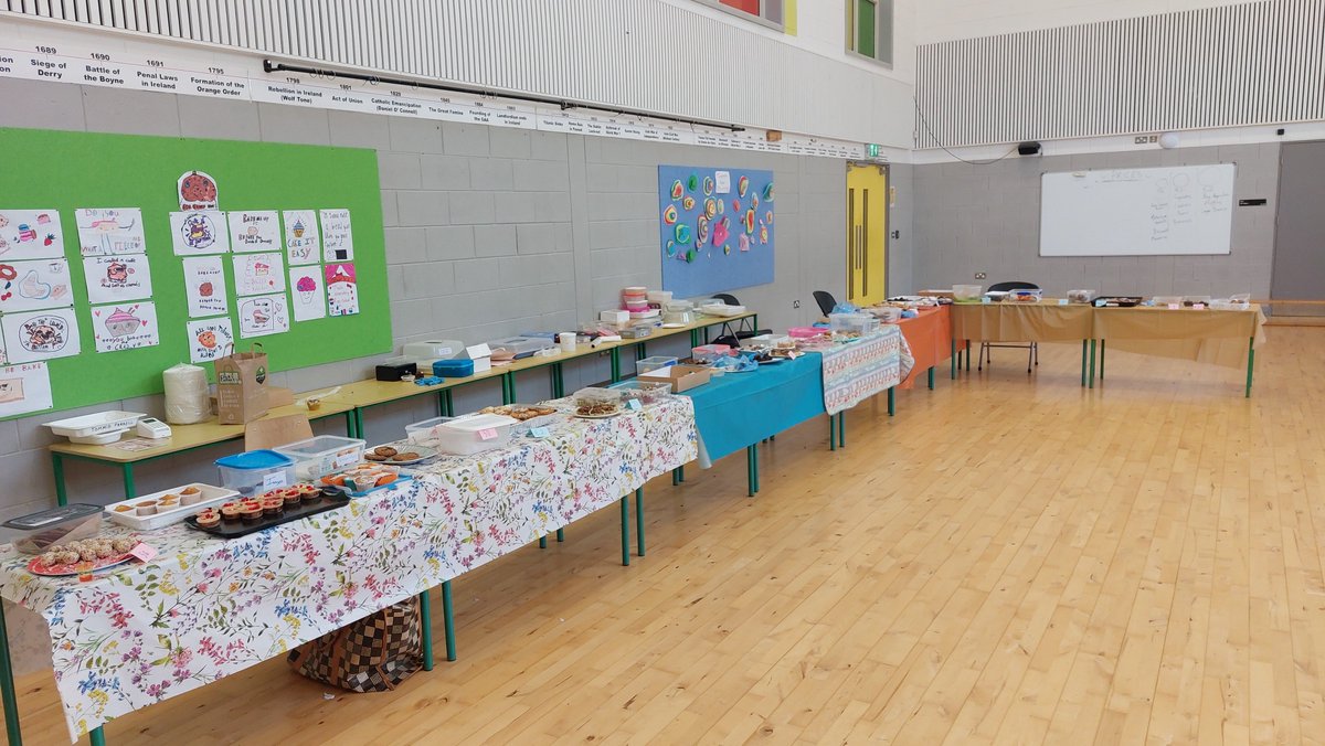 Bake Sale Friday May 3rd

Over €1000 raised for the school!

Winners of the Best Baker Competition to be announced on return to school

6th class and Parents Association helped out selling and serving on the day