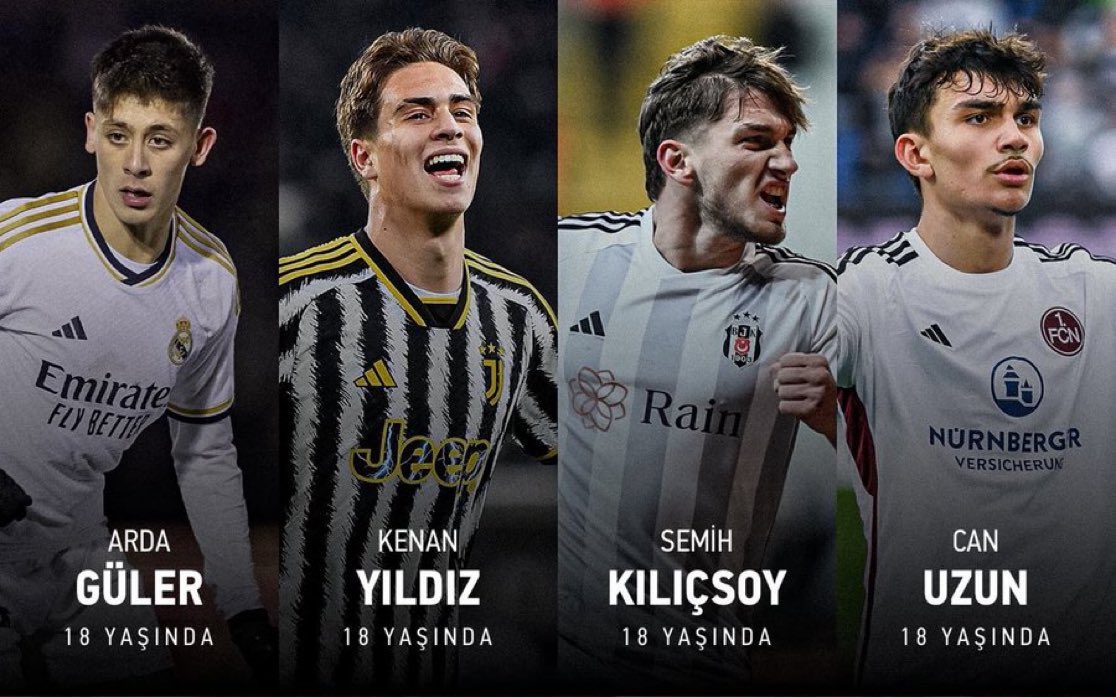 Semih Kılıçsoy'a sahip çıkın.
Arda Güler'e sahip çıkın.
Kenan Yıldız'a sahip çıkın.
Can Uzun'a sahip çıkın.

Bu çocuklar bizim geleceğimiz, bu çocukları yedirmeyiz. 
#EvladınaSahipÇıkTürkiye