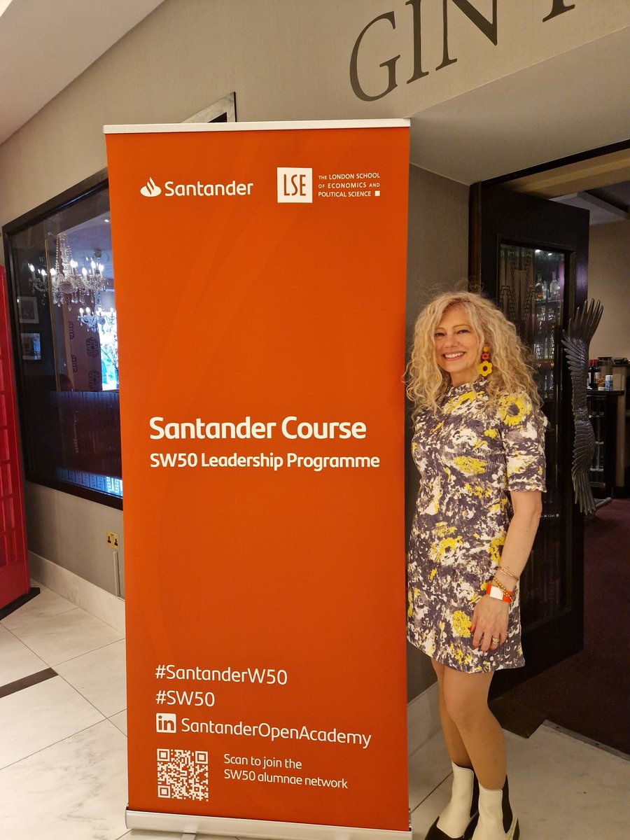 Very proud to be part of this amazing cohort of 50 women selected to be part of the #SantanderW50 #SW50 #LSE