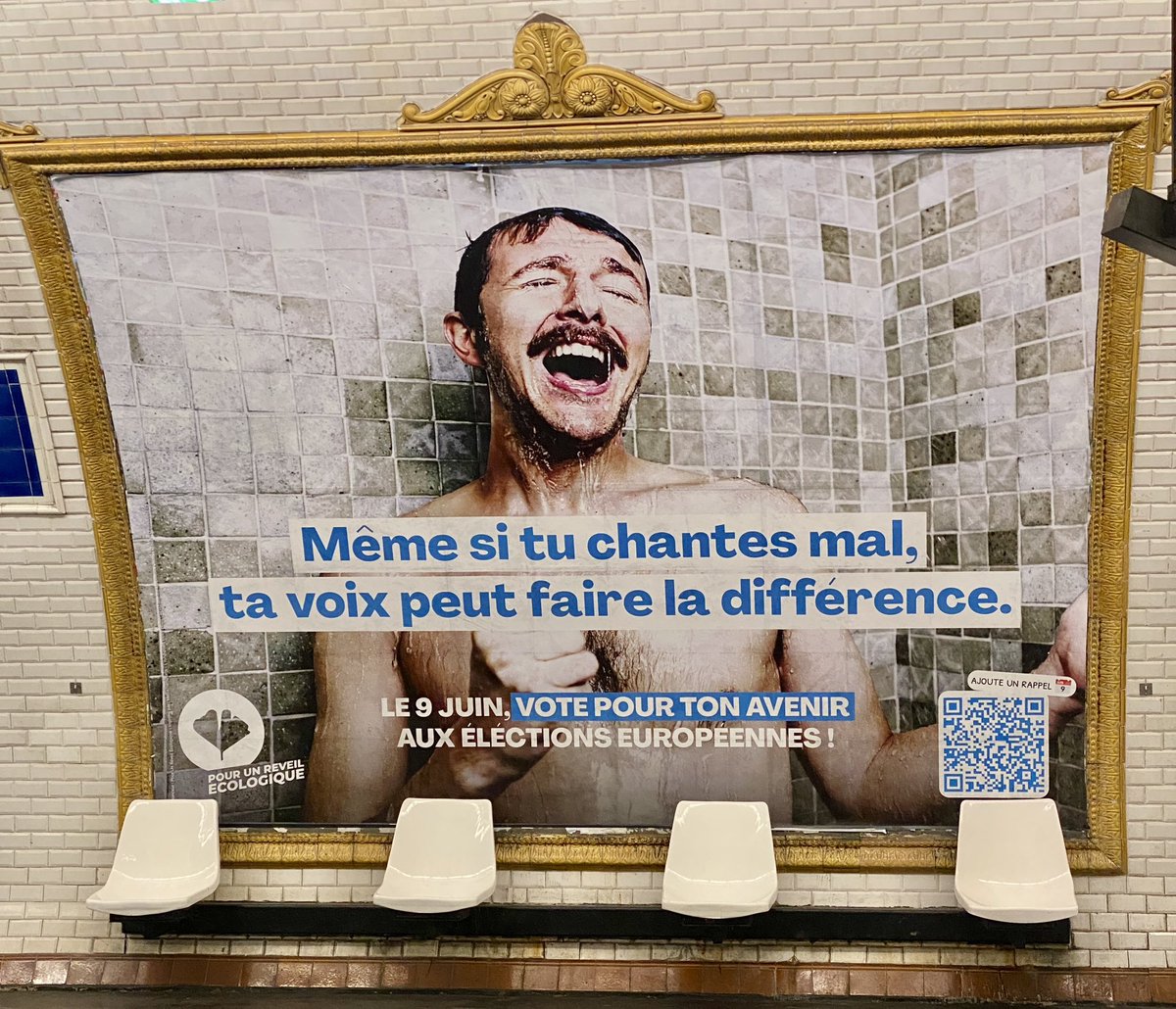 Une excellente publicité qui a tout son sens Dans la période actuelle