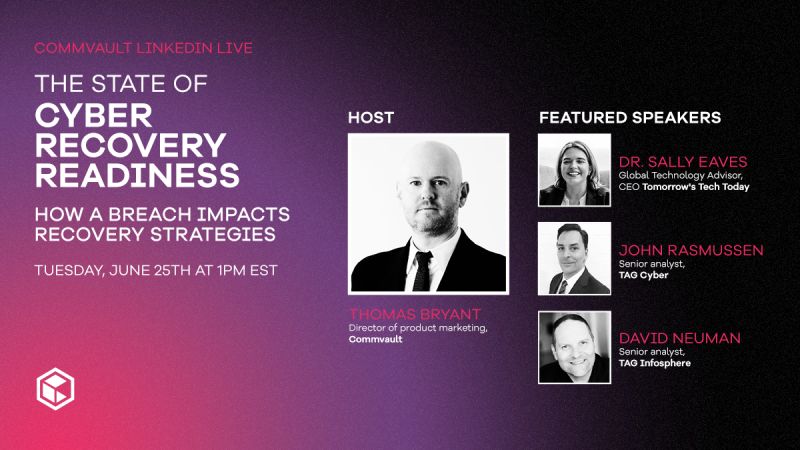 🚨New! Did you know that 83% of organizations have experienced a material #security breach, with over 50% occurring in the past year alone ... 🛡️
Join us: 🔗bit.ly/CyberReadyLive June 25th⬅️

🗞️New #research by <a href="/Commvault/">Commvault</a> <a href="/gigaom/">GigaOm</a> shows that suffering a #breach changes an