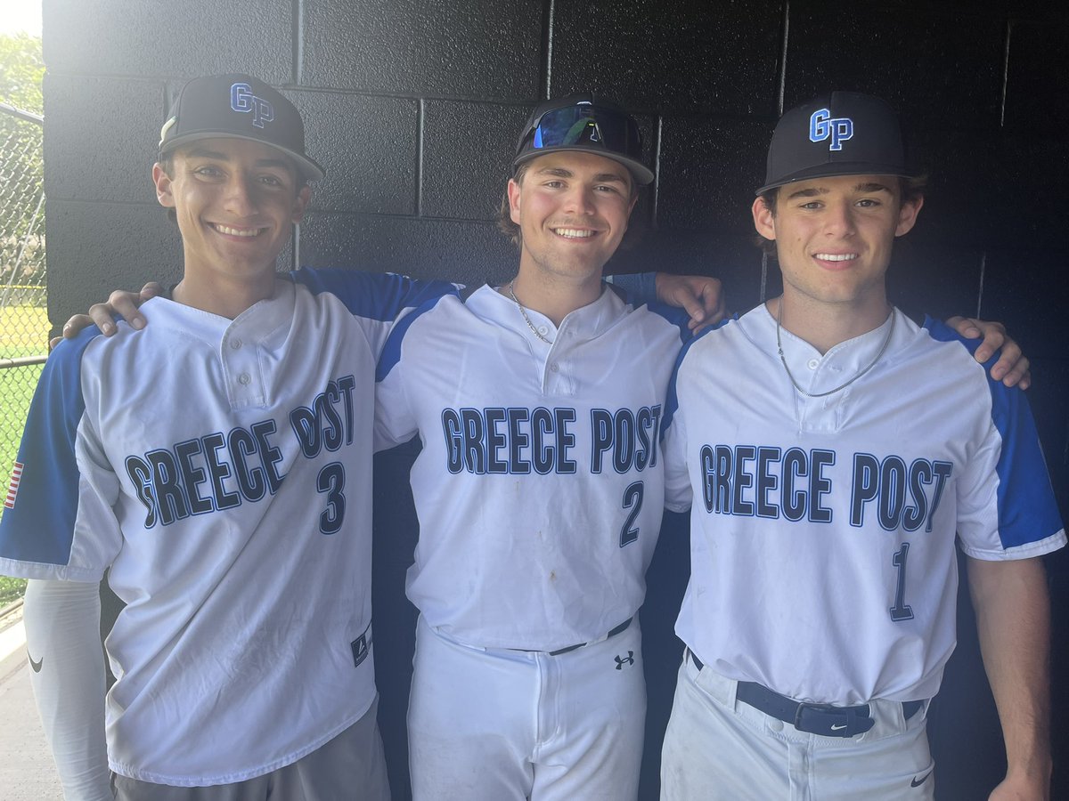 Monroe County (NY) American Legion Baseball (@mclegionbsbl) on Twitter photo The <a href="/pawsofrochester/">PAWS Youth and Advocacy Center, Inc.</a> Players of the Game for Greece Post in their DH sweep are <a href="/bradygerig/">Brady Gerig</a> w/6-6 w/ 2 2Bs & 5 R & 2 RBIs, <a href="/StevenKraus17/">Steven Kraus</a> w/ 3 for 5 w/ a HR & 4 Rs & 3 RBIs & <a href="/ElkovitchWeston/">Weston Elkovitch</a> w/ 4 for 6 w/ 2 2Bs & 4 Rs & 5 RBIs
<a href="/NYALBaseball/">NY American Legion Baseball</a>
<a href="/PickinSplinters/">Paul Gotham</a> <a href="/gametime585/">thejmacshow</a> The <a href="/pawsofrochester/">PAWS Youth and Advocacy Center, Inc.</a> Players of the Game for Greece Post in their DH sweep are <a href="/bradygerig/">Brady Gerig</a> w/6-6 w/ 2 2Bs & 5 R & 2 RBIs, <a href="/StevenKraus17/">Steven Kraus</a> w/ 3 for 5 w/ a HR & 4 Rs & 3 RBIs & <a href="/ElkovitchWeston/">Weston Elkovitch</a> w/ 4 for 6 w/ 2 2Bs & 4 Rs & 5 RBIs
<a href="/NYALBaseball/">NY American Legion Baseball</a>
<a href="/PickinSplinters/">Paul Gotham</a> <a href="/gametime585/">thejmacshow</a>