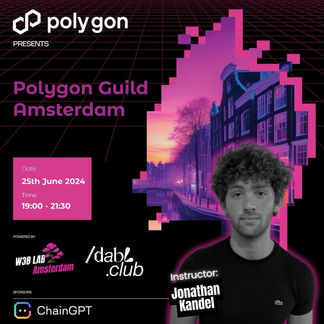 See u Tomorrow  👨‍💻 x 💜 x 🍻
Sponsored by <a href="/Chain_GPT/">ChainGPT</a> 

🗣 Web3 telecommunication: ZKP real-world application, w/ Jonathan @ Cellact

💪Powered by Dabl.Club x <a href="/W3B_Lab/">W3B Lab 👾</a> 

RSVP 👇👇 June 25th, 7pm
meetup.com/web3-0-communi…