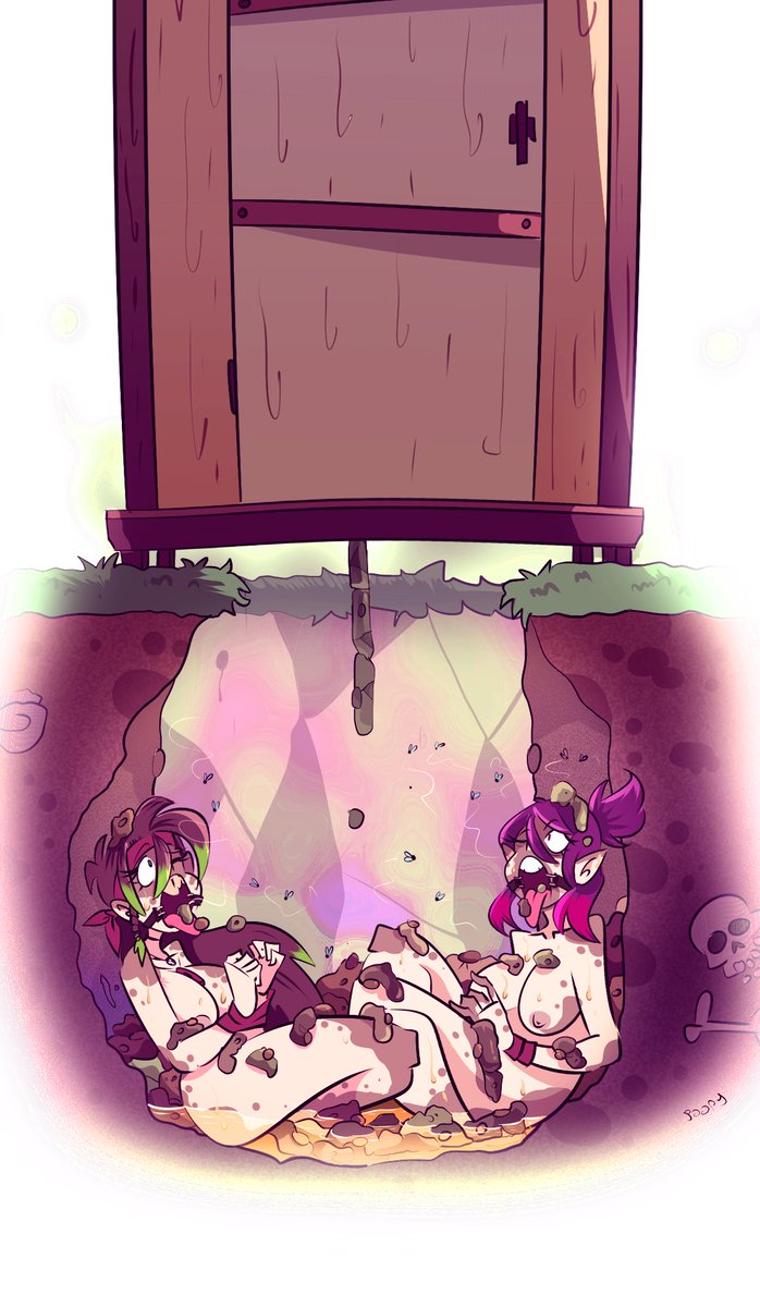 PoopySasha's tweet photo. Serenity and Tera in a uncomfortable dirty situation! Comm for @TeraTyrantS https://t.co/Byugvatmzq