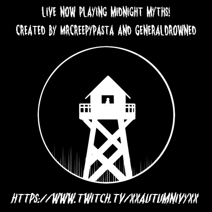 LIVE NOW PLAYING MIDNIGHT MYTHS! My friends ( @MrCreepyPasta0 and @GeneralDrowned) worked so hard on<a href="/tag/godotwildjam"class="tags"><span>#godotwildjam</span></a>