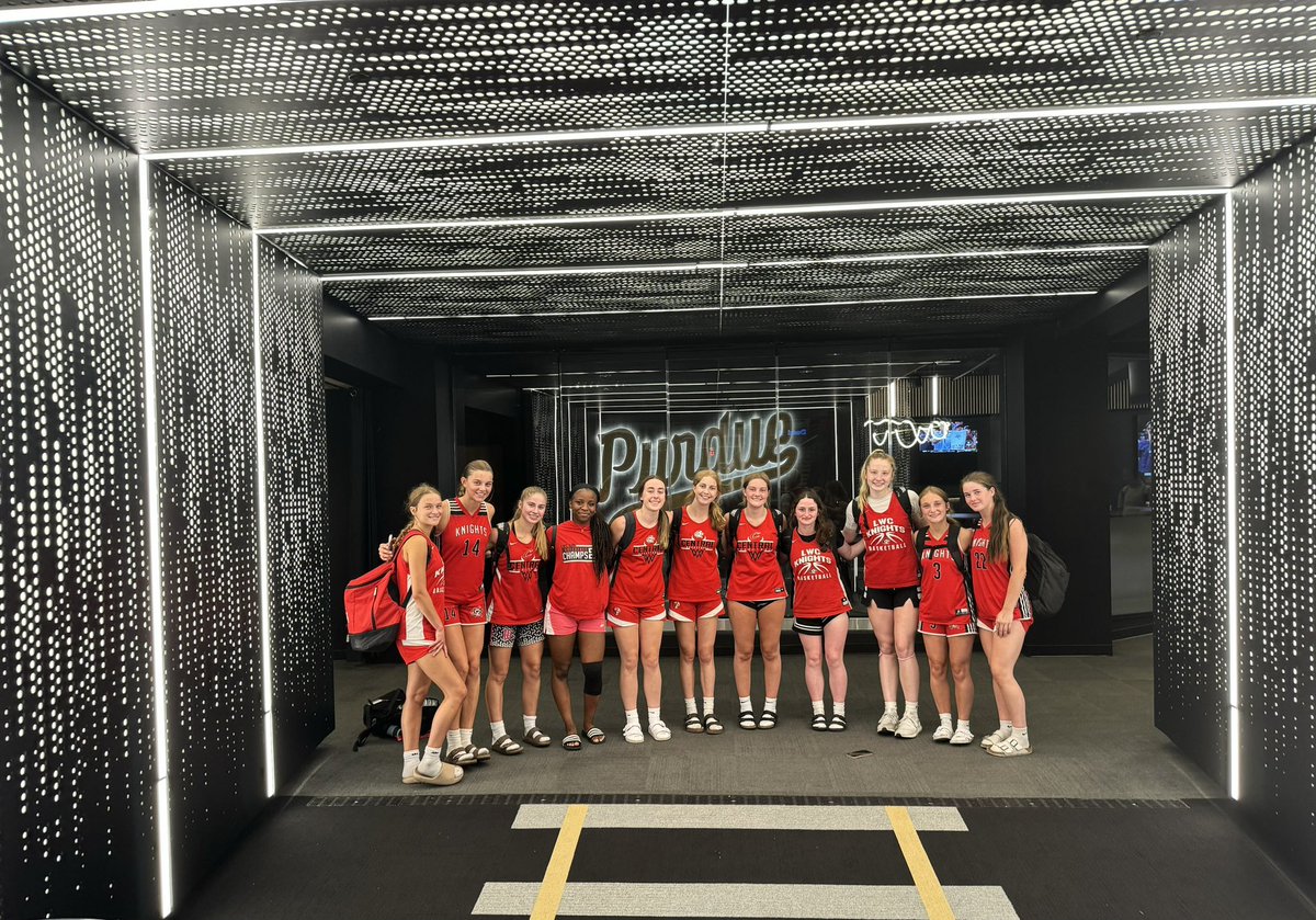 LWC Girls Basketball (@lwcgbasketball) on Twitter photo Another great team camp experience at Purdue! 🚂
Thank you, <a href="/PurdueWBB/">Purdue Women's Basketball</a> !!!
Sincerely, <a href="/LWCGBasketball/">LWC Girls Basketball</a> 🛡⚔️ Another great team camp experience at Purdue! 🚂
Thank you, <a href="/PurdueWBB/">Purdue Women's Basketball</a> !!!
Sincerely, <a href="/LWCGBasketball/">LWC Girls Basketball</a> 🛡⚔️