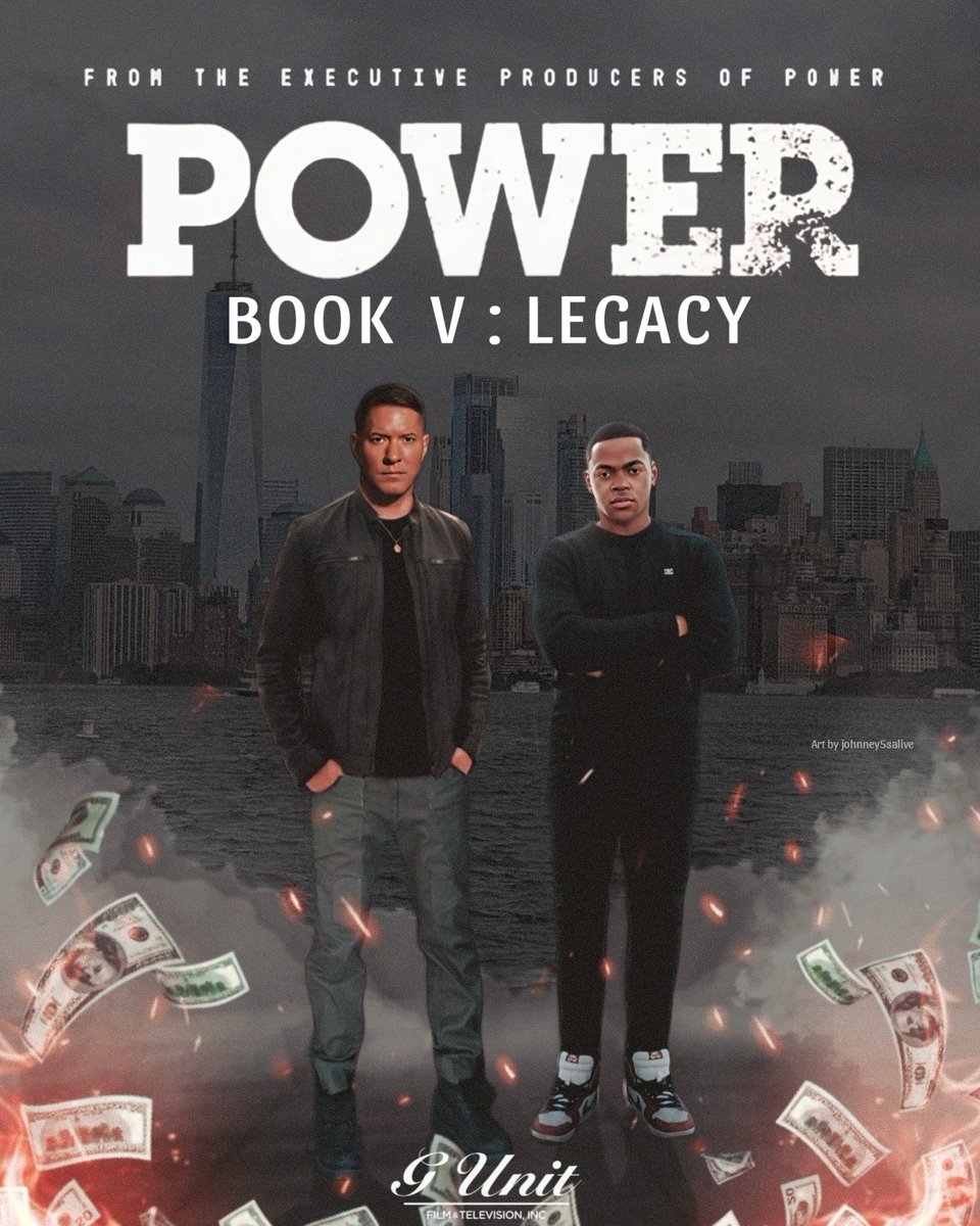 POWERBOOK V : LEGACY  <a href="/50cent/">50cent</a> 
Ghosts Never Die, and Power Never Ends!!!! #tommyegan #tariqstpatrick #ghostpower #ghost #powerbookIIghost #PowerbookIVforce #powerbookVlegacy #johnney5salive