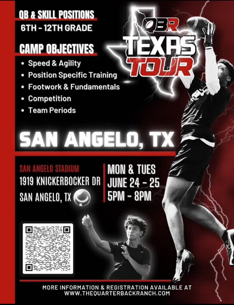 A GREAT opportunity to get some extra work an excellent instruction! #BestCampInTexas <a href="/N8Popp/">Nate Poppell</a> <a href="/QB_Ranch/">QBR</a>