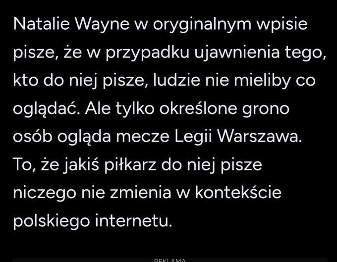Hej @boop_pl  w oryginalnym wpisie mam na myśli postaci z internetu, kt&oacute;rych fani mnie wyzywaja od prostytutek<a class="tags" target="_blank" title="On Twitter" href="/?out=eyJ0eXAiOiJKV1QiLCJhbGciOiJIUzUxMiJ9.eyJpYXQiOjE3MjA2MDM3NjksImlzcyI6InR3cG9ybnN0YXJzLmNvbSIsIm5iZiI6MTcyMDYwMzc2OSwiZXhwIjoxNzUyMTM5NzY5LCJyZWRpcmVjdF91cmwiOiJodHRwczovL3R3aXR0ZXIuY29tL2Jvb3BfcGwifQ.XX4i_qunTXWRjYPTo_hCbbrzjqGvTjnVDkdHbiBPUTFSt4YBwWfm_RNYFzR8kUleQTfc5C_gHOmvZ2peWqegCg">@boop_pl</a>