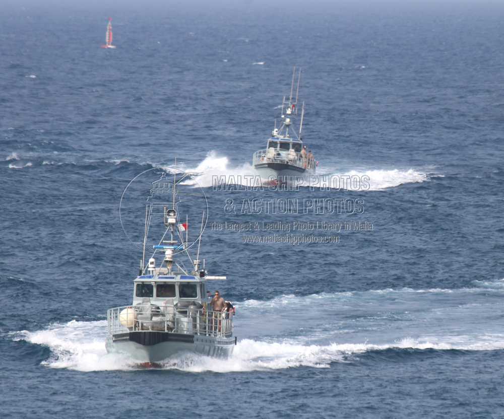 Shipguru's tweet photo. #RoyalDanishNavy #HomeGuard #CoastalPatrolBoats #HDMS #STELLA_POLARIS #A546 #followed by #HDMS #VIKAR #A545 #entering #grandharbourmalta during #maidencall as #assigned to #FRONTEX - 22.06.2024- https://t.co/nfgboxc3g3 - NO PHOTOS can be used or manipulated without our permission https://t.co/LOZ2sVLB6C