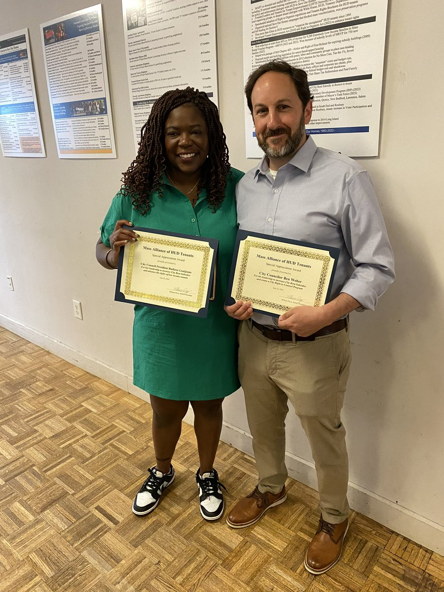 Thank you Mass Alliance of HUD Tenants for inviting me to your annual meeting yesterday!