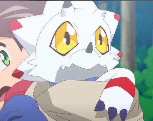 DragonSoda2's tweet photo. watching ghost game after a friend of mine showed me the intro and im close to shattering completely over how adorable gammamon is https://t.co/4KkAJDB9Fc