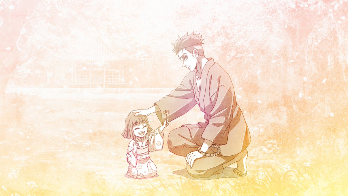 悲鳴嶼行冥⚔️箔押し ミニ色紙 豪華版 幕間画集 表紙イラスト 岩柱