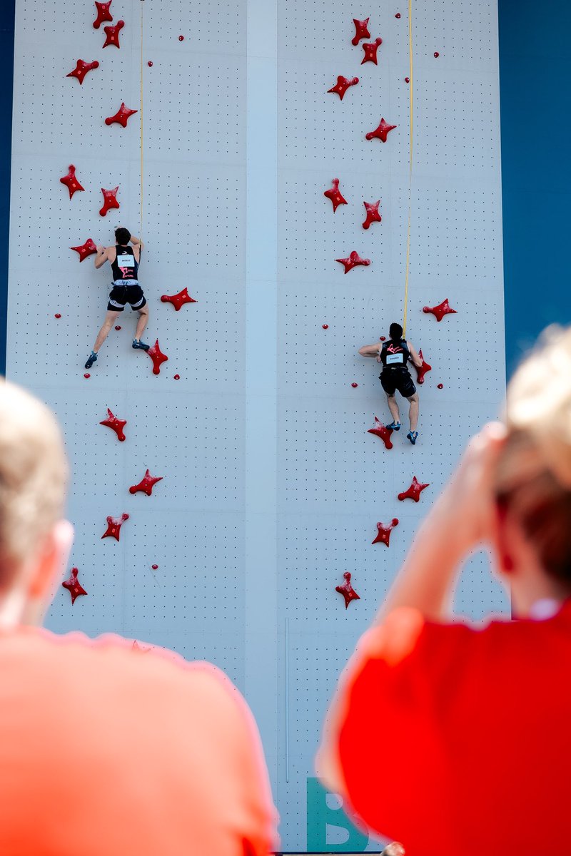 Le test event de l’escalade olympique au site du Bourget s’est terminé avec succès ! ✨

Ce jeune sport olympique comprend trois disciplines : le bloc &amp; la difficulté (grimpe sans corde sur 4,5m &amp; grimpe de 15m en 6 min) et la vitesse (course en duel sur 15m). Grâce aux jeunes