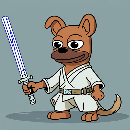 $REX is a master of the force.

Slicing all the JEETS with his lightsaber