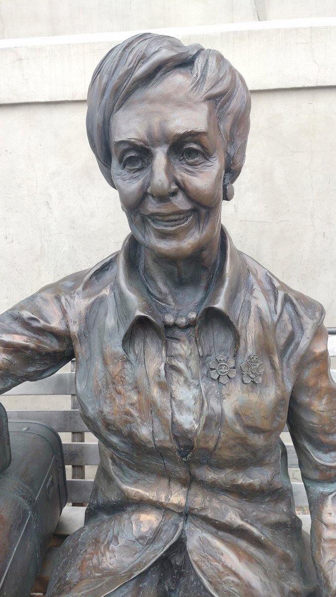 Nice statue of Mrs Warboys in Halifax, Nova Scotia. <a href="/OneFootinthePod/">One Foot in the Grave - Podcast</a>