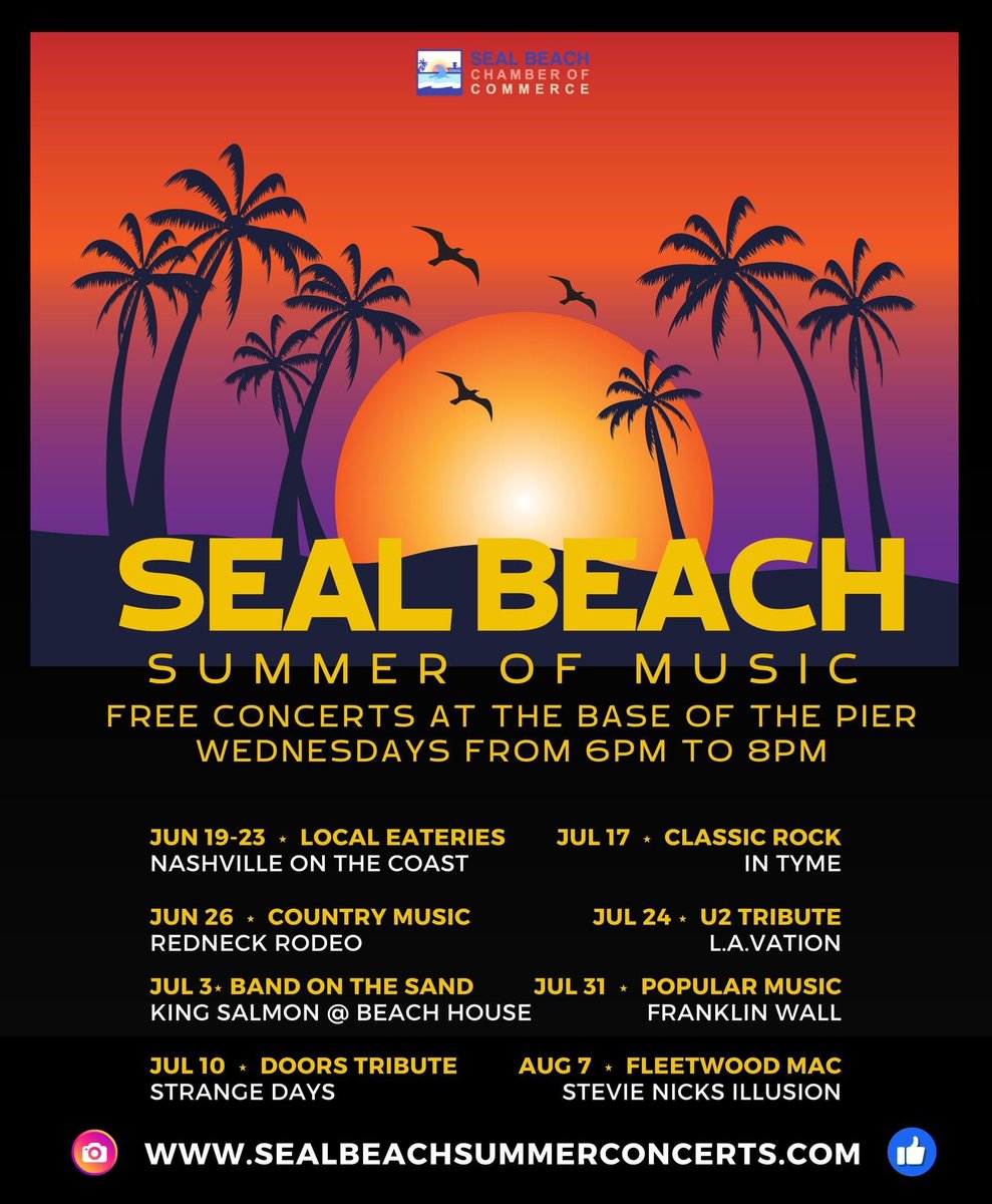 Weds June 26th..we are the Band Sponsor!! Come “Hangout” have a drink, before, after or during the show!! #redneckrodeo #sealbeach