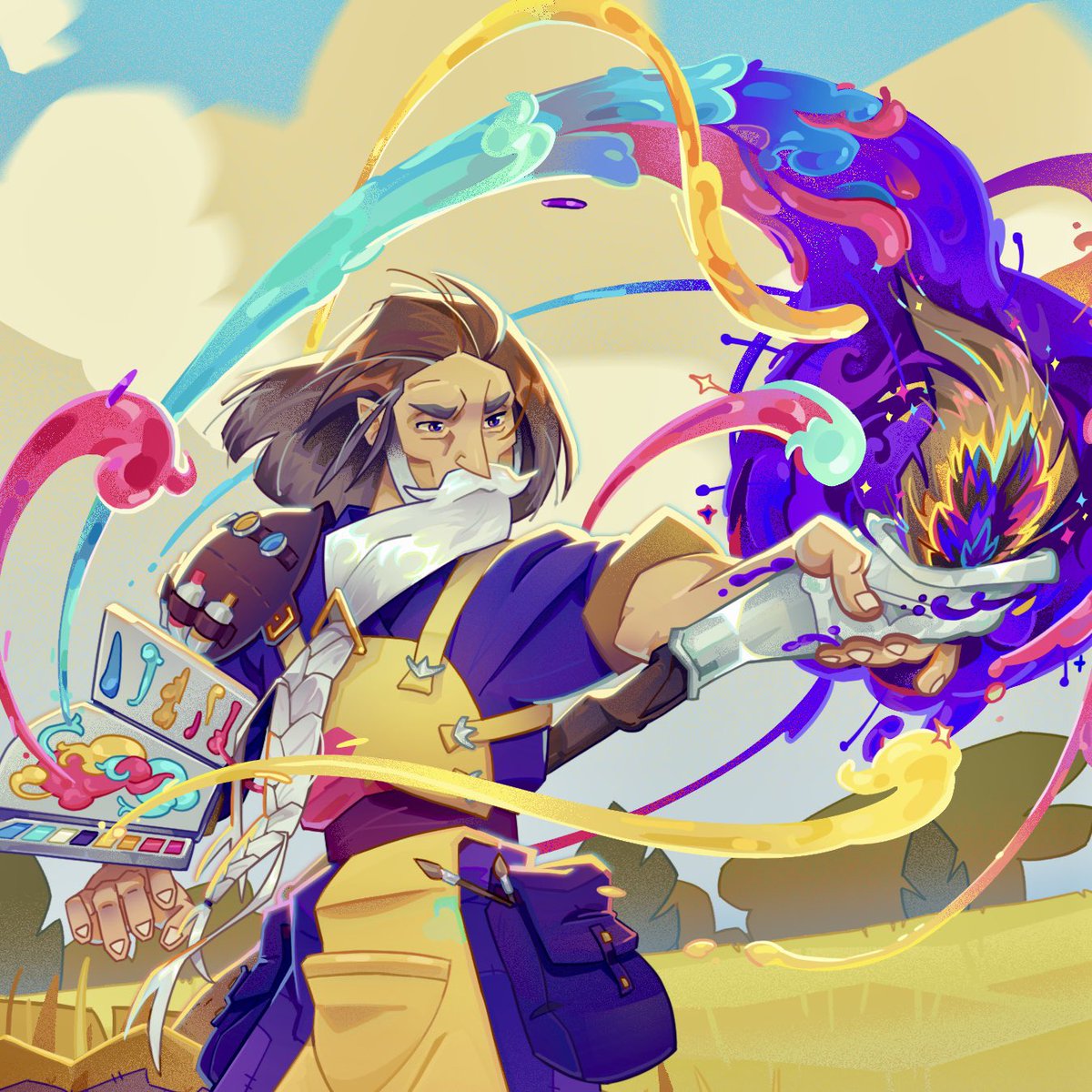 PowerWellGame's tweet image. The Painter controls the Power Well, but the battle remains close.

Seek the Power Well at Booth 130 @originsgames Fair today!