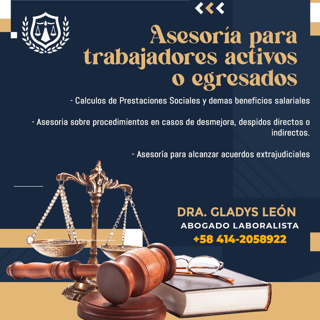 DMZcomputer's tweet image. ¡Feliz día del abogado! 
Felicitamos a nuestra estimada Dra Gladys León, abogada UCV, especialista en derecho laboral, empresarial y sindical. Más de 30 años de experiencia.
#abogadoucv
#abogadoempresarial
#abogadovzla
#abogadosindical
#abogadolaboral
#abogado
#calculoPS