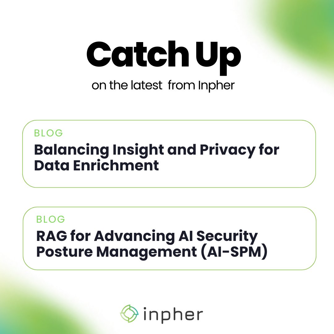 inpher (@inpher_io) on Twitter photo ICYMI, catch up on the latest from Inpher... hubs.li/Q02CF3Rg0
#Inpher #DataPrivacy #Innovation #TechRevolution #Encryption #AI #DataSecurity #TechUpdates ICYMI, catch up on the latest from Inpher... hubs.li/Q02CF3Rg0
#Inpher #DataPrivacy #Innovation #TechRevolution #Encryption #AI #DataSecurity #TechUpdates