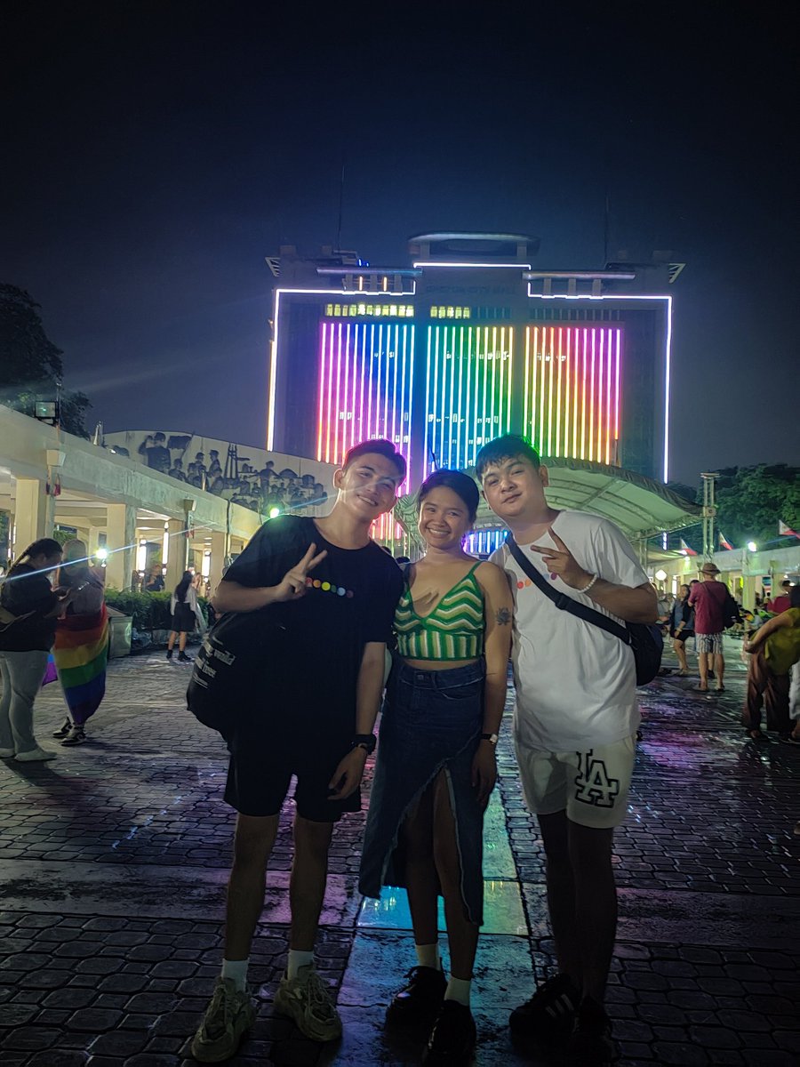 jhonellllll's tweet photo. This was actually our; me, my partner, and my best friend, first pride event. It may not have ended well but at least we saw people being proud of who they are and that is enough. Nevertheless, we will surely attend again next year. Happy pride mga ackla. #PrideMonth2024 https://t.co/LlekbWDHQo
