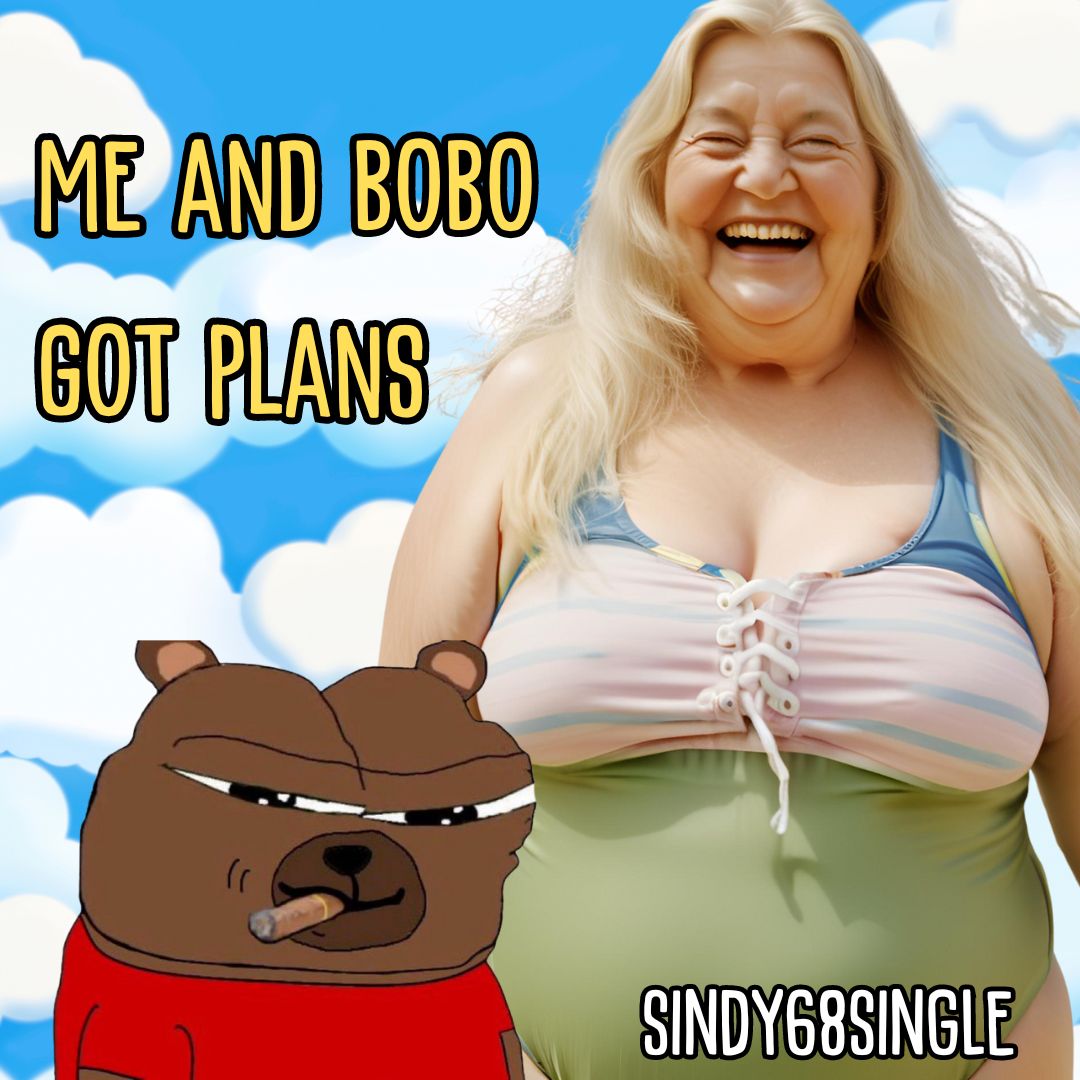 sindy68single's tweet photo. Let's get down and dirty $BOBO
$SIN68 #sin68 #sindy68single #memecoin #meme #solanamemecoin #MEMECOİNS #blockchain https://t.co/57wOrsbhFG